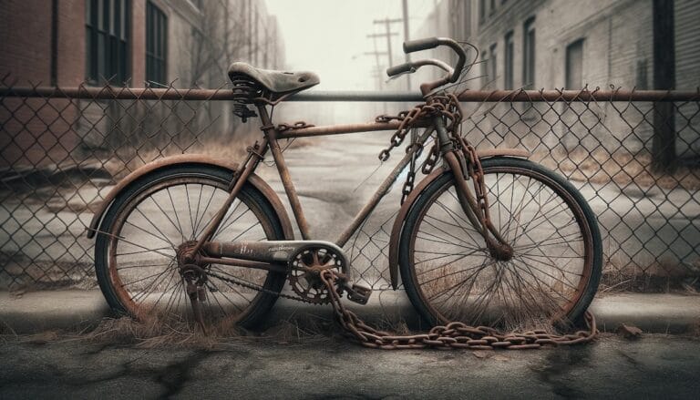 Rusty bicycle