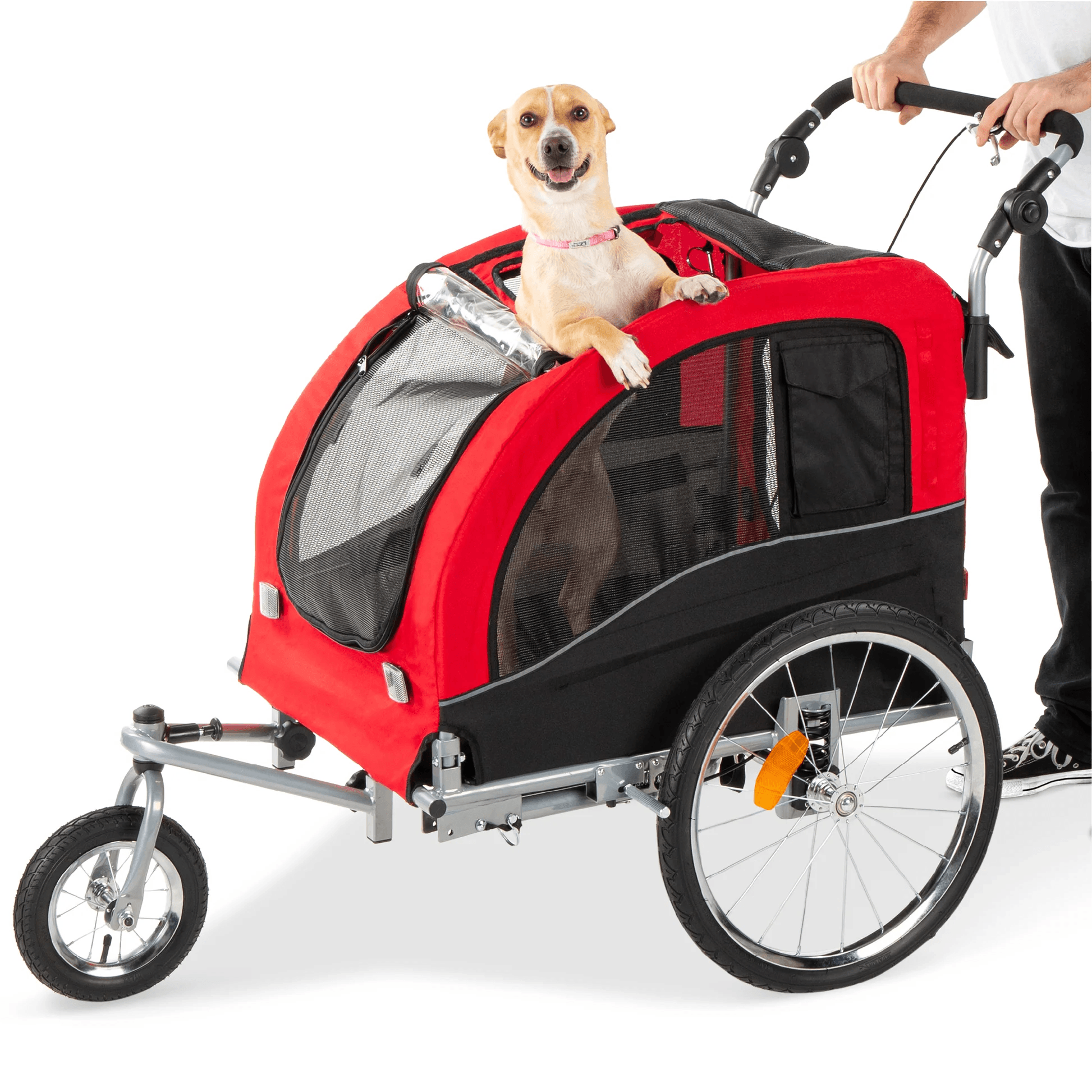 Best Choice Products 2-in-1 Pet Stroller and Bike Trailer
